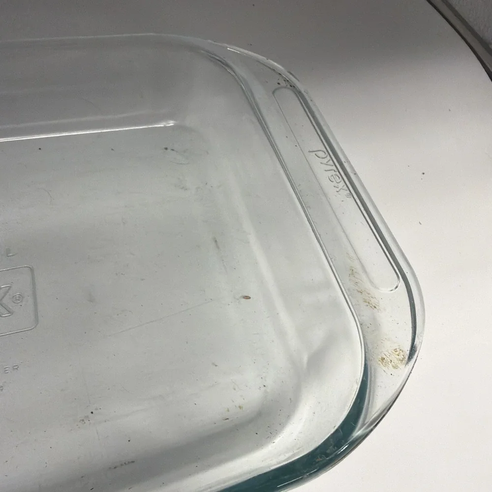 Pyrex 2233 Clear Glass 3QT Casserole Dish 9x13×2 - Made In USA, No Lid